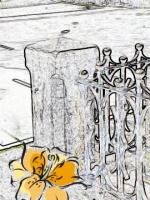 Detalle de la estatua