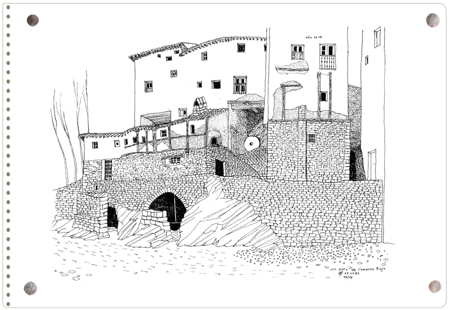 Dibujo de Ernesto Reiner: Molino